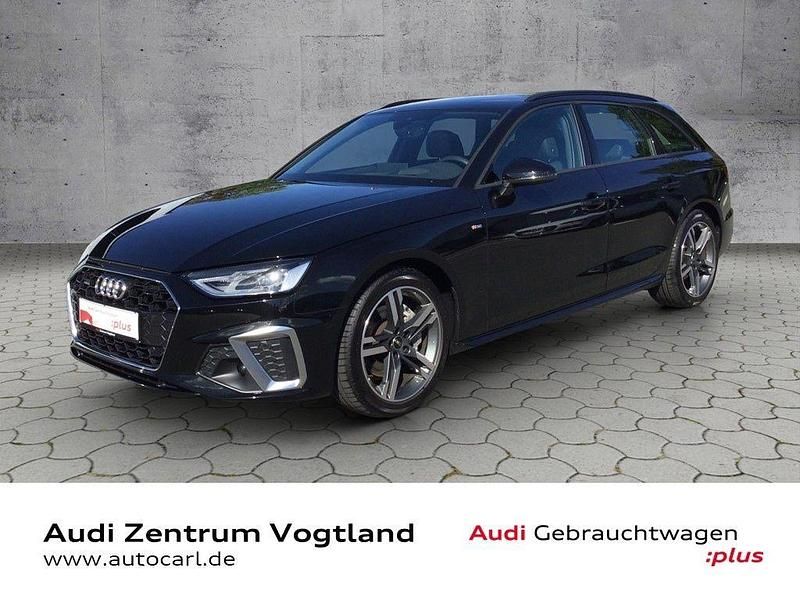 Mythosschwarz metallic Gebraucht 2024 Audi A4 S-Line Kombi | 40.980 € (Etwas zu teuer) - Bild 1/4