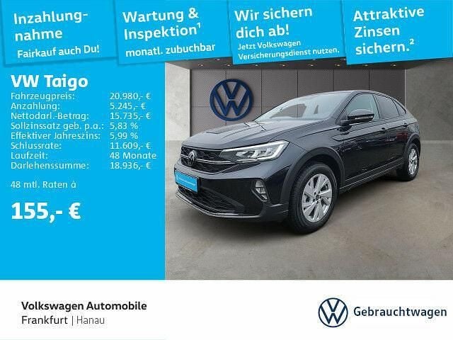 Neu VW Taigo 95 PS (69 kW) 2025 Schwarz SUV