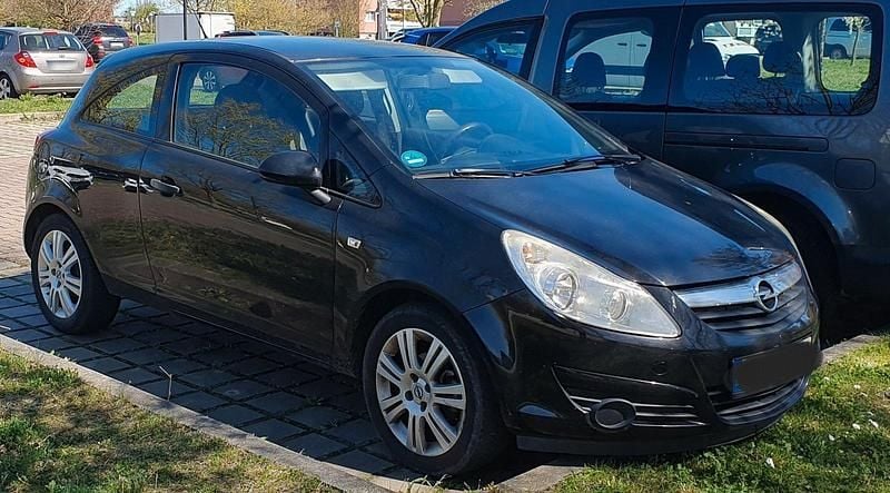 Gebraucht Opel Corsa 60 PS (44 kW) 2009 Schwarz Kleinwagen