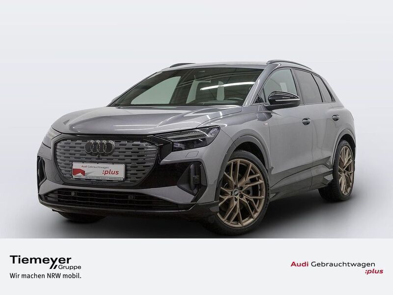 Taifungrau metallic Gebraucht 2021 Audi Q4 e-tron Edition .1 SUV | 37.470 € (Fairer Preis) - Bild 1/4