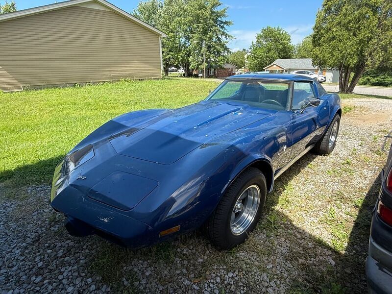 Blau Gebraucht 1977 Corvette C3 Coupé | 22.500 € - Bild 1/4
