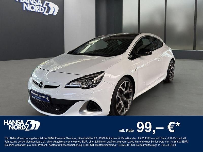 Weiss / schnee weiss Gebraucht 2018 Opel Astra GTC OPC Coupé | 17.450 € - Bild 1/4