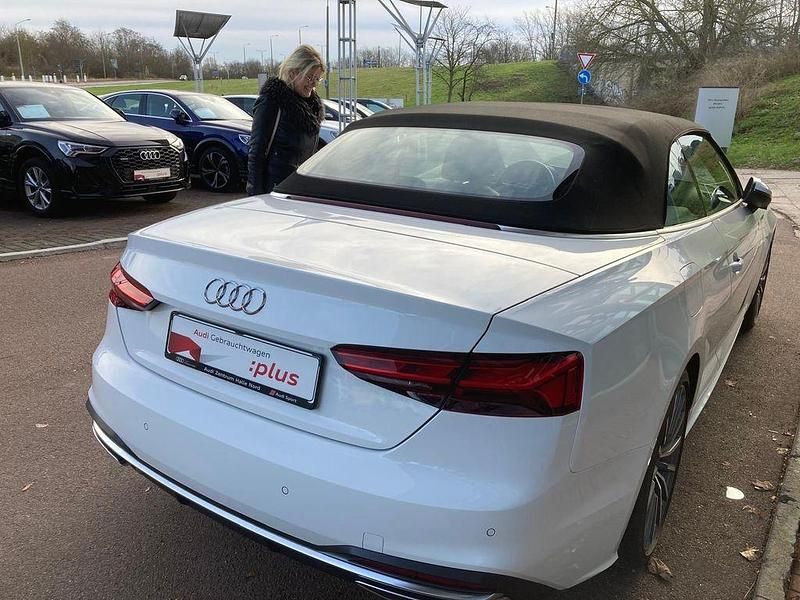 Gebraucht Audi A5 Cabriolet Advanced 204 PS (150 kW) 2020 Weiß Cabrio