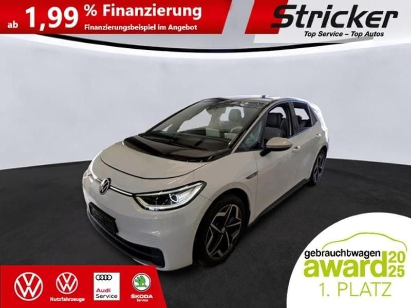 Gebraucht VW ID.3 150 kW (204 PS) 2020 Gletscherweiß metallic (metallic) Kleinwagen