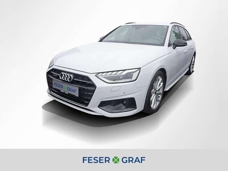 Gletscherweiß metallic Gebraucht 2023 Audi A4 Advanced Plus Kombi | 36.740 € (Teuer) - Bild 1/4