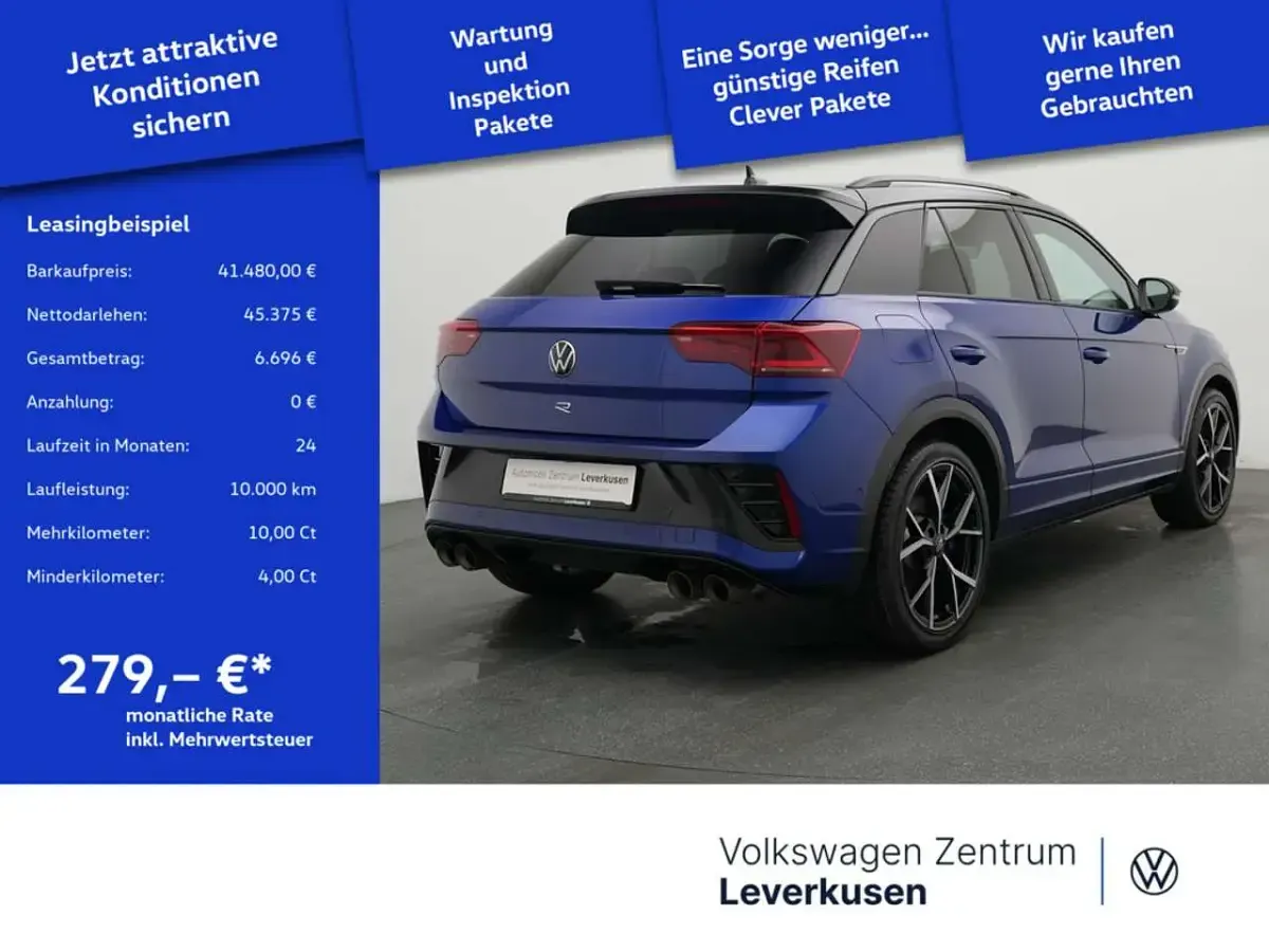 Gebraucht VW T-Roc R 300 PS (220 kW) 2025 Blau SUV