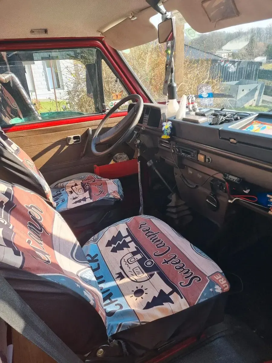 Gebraucht VW T3 70 PS (51 kW) 1986 Rot Van
