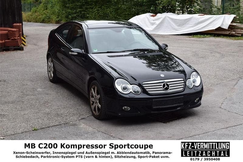 Schwarz Gebraucht 2006 Mercedes C200 Coupé | 5.800 € (Fairer Preis) - Bild 1/4