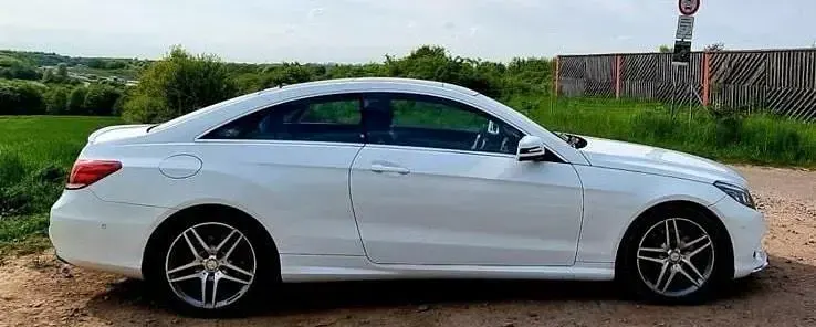 Usado Mercedes E200 AMG 184 CV (135 kW) 2016 Blanco Coupe