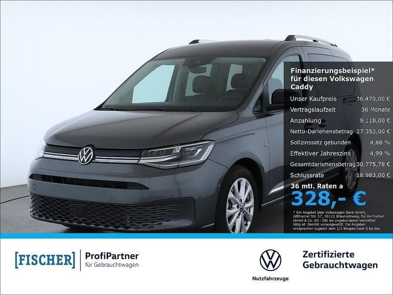 Grau Gebraucht 2023 VW Caddy Style Van / Kleinbus | 36.470 € (Fairer Preis) - Bild 1/4