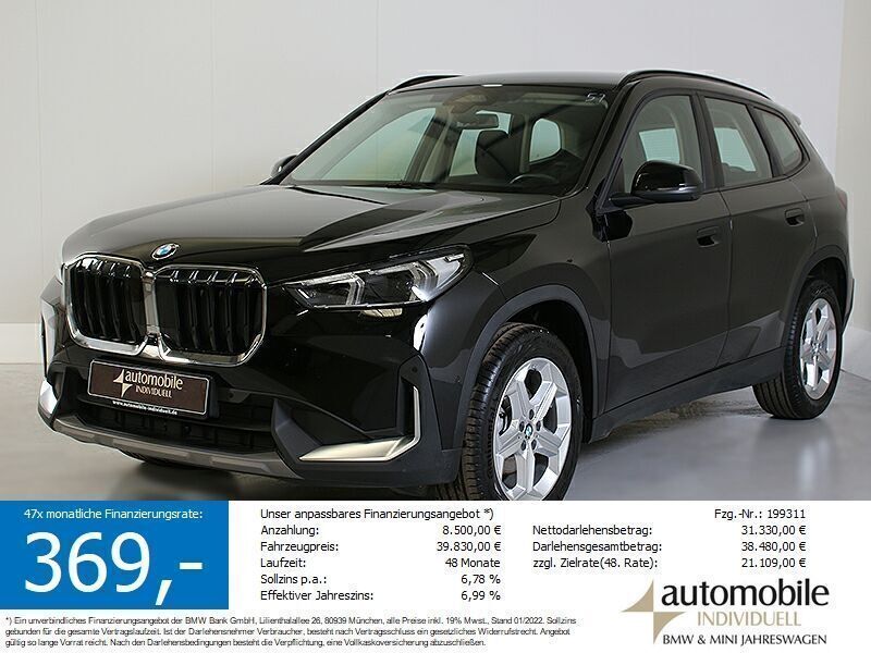 Schwarz uni Gebraucht 2023 BMW X1 Shadowline SUV | 39.239 € (Guter Preis) - Bild 1/4