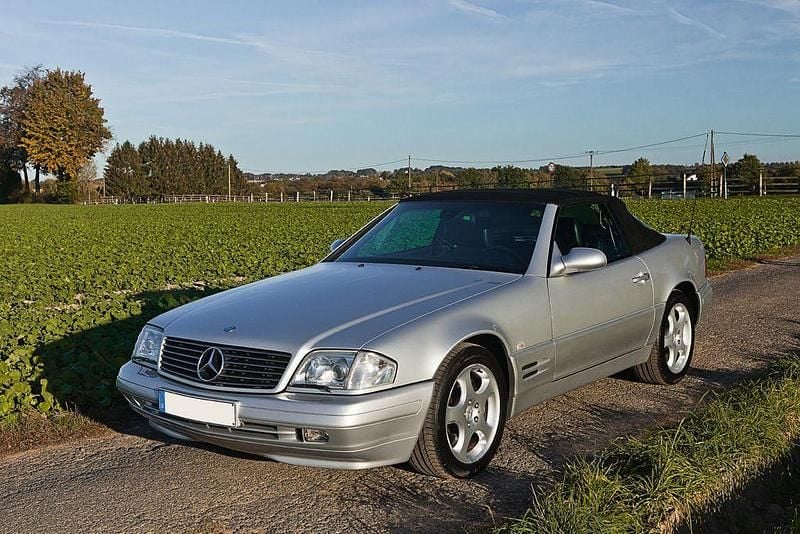 Second-hand Mercedes SL320 224 CP (164 kW) 2000 Argintiu Cabrio