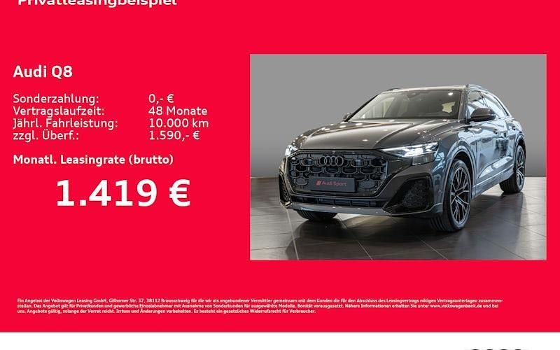 Neu Audi Q8 Ambiente 286 PS (210 kW) 2025 Grau SUV