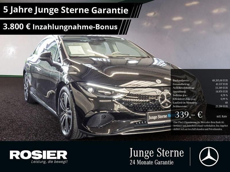 Schwarz / obsidianschwarz Gebraucht 2024 Mercedes EQE350 Electric Art Limousine | 47.999 € (Superpreis) - Bild 1/3
