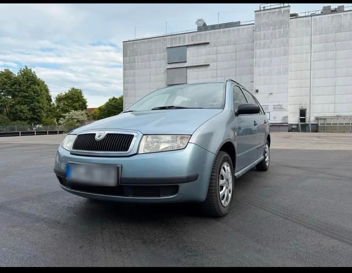 Gebraucht Skoda Fabia 68 PS (50 kW) 2002 Blau Kombi