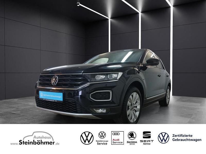 Deep black perleffekt (schwarz) Gebraucht 2021 VW T-Roc Sportline SUV | 21.990 € (Fairer Preis) - Bild 1/4
