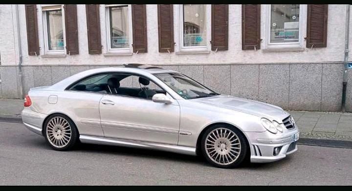 Gebraucht Mercedes CLK500 AMG 306 PS (225 kW) 2004 Silber Coupé