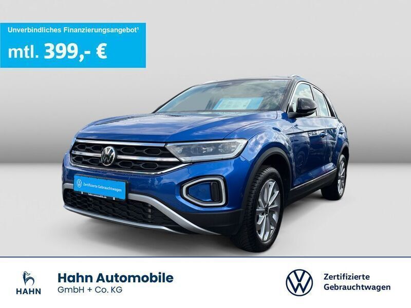 Blau Gebraucht 2024 VW T-Roc Style SUV | 31.230 € (Fairer Preis) - Bild 1/3