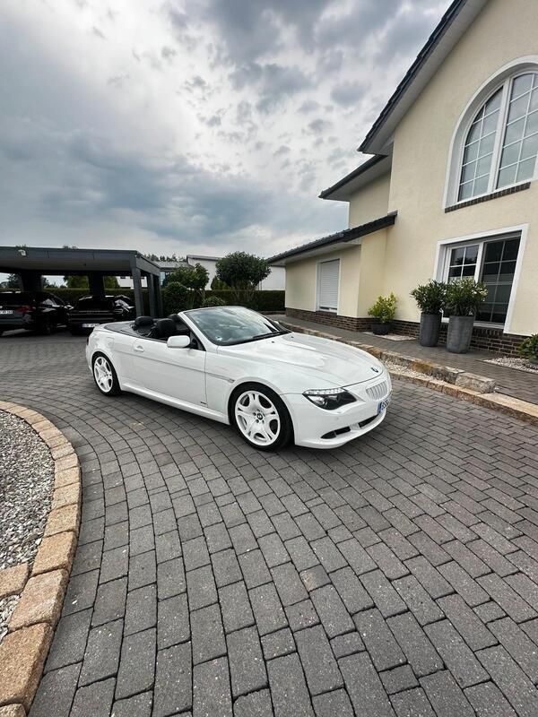 Weiß Gebraucht 2009 BMW 635 Cabriolet M Sport Cabrio | 24.000 € - Bild 1/4