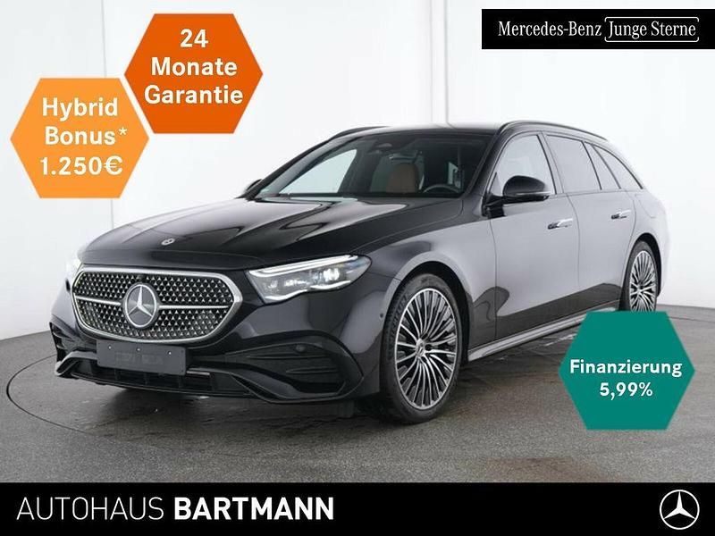 Lack obsidianschwarz Gebraucht 2024 Mercedes E300 AMG Kombi | 59.999 € (Teuer) - Bild 1/4