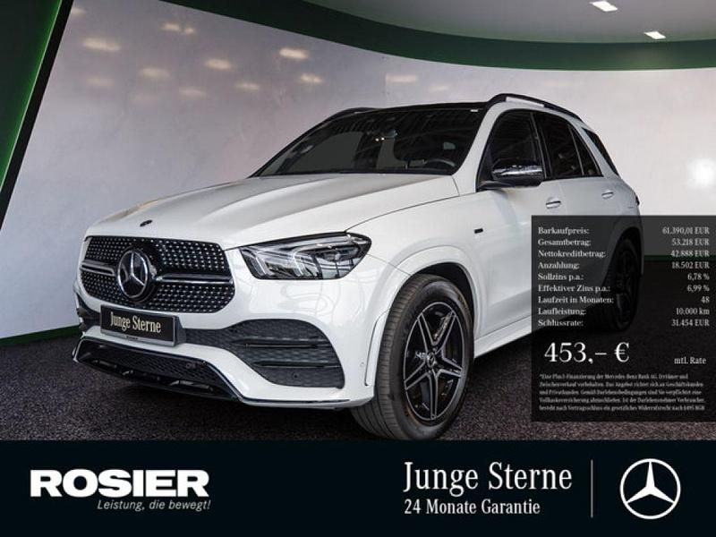 Weiss / polarweiß Gebraucht 2021 Mercedes GLE350 AMG SUV | 61.390 € (Teuer) - Bild 1/4