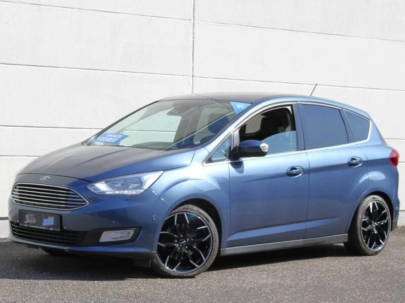 Blue metallic Gebraucht 2019 Ford C-MAX Titanium Van / Kleinbus | 20.955 € (Teuer) - Bild 1/4