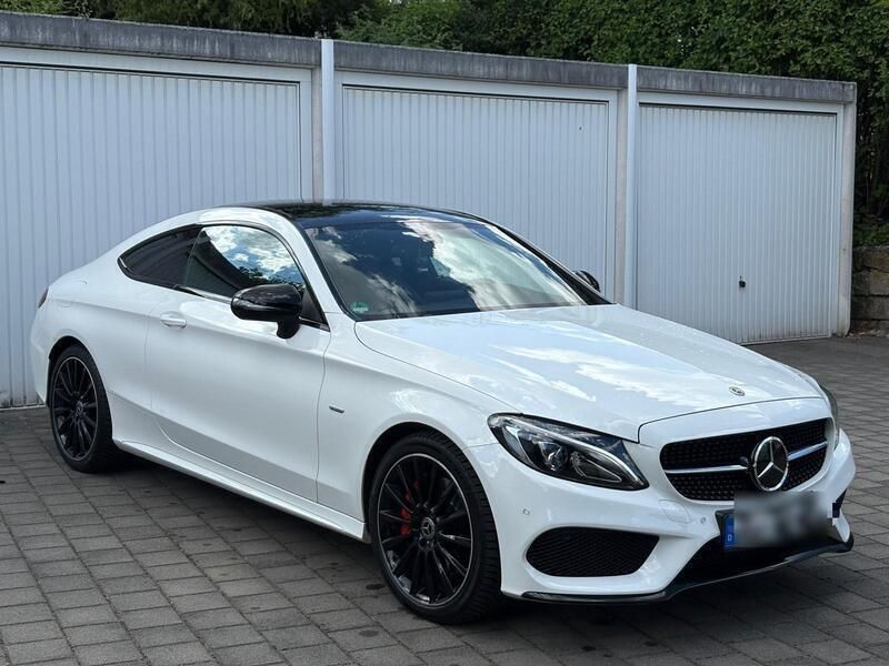 Weiß Gebraucht 2018 Mercedes C400 AMG line Coupé | 34.000 € (Fairer Preis) - Bild 1/4