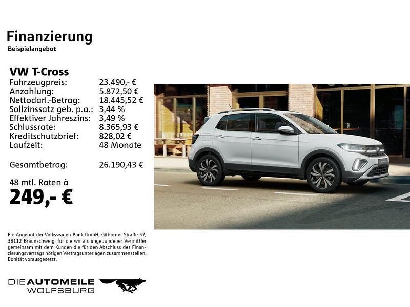 Gebraucht VW T-Cross Style 116 PS (85 kW) 2024 Weiss SUV