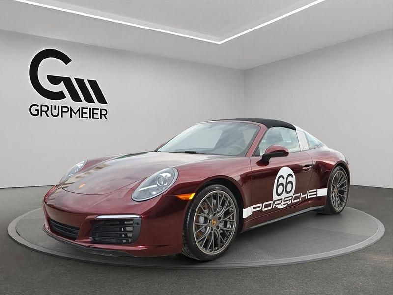 Grau Gebraucht 2019 Porsche 911 Targa 4 Cabrio | 119.000 € - Bild 1/4