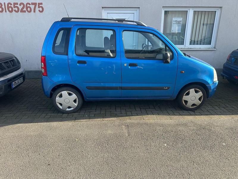 Blau Gebraucht 2001 Suzuki Wagon R Kleinwagen | 1.500 € - Bild 1/4