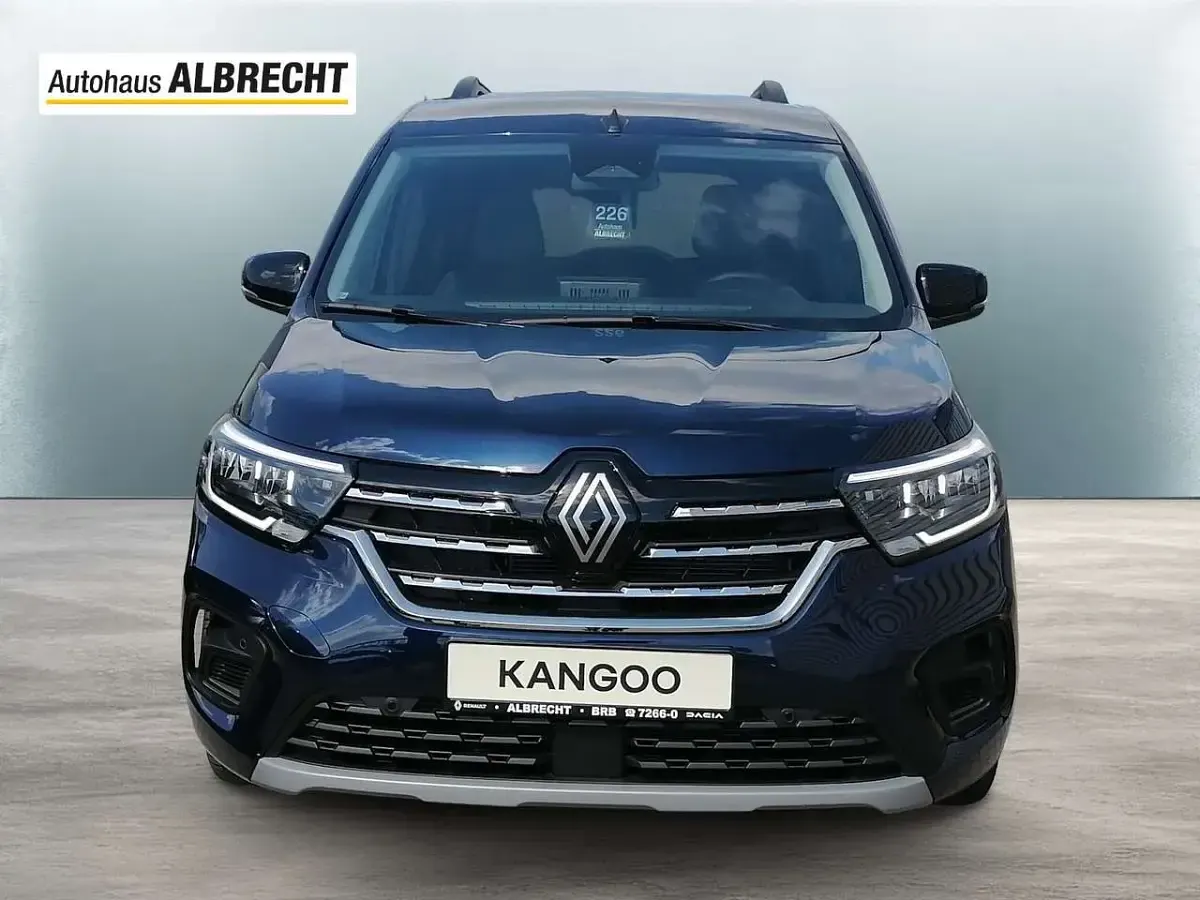 Neu Renault Kangoo Techno 131 PS (96 kW) 2026 Sodaliteblau metallic Van / Kleinbus