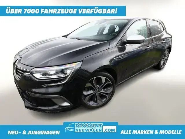 Black metallic Gebraucht 2017 Renault Mégane GT Line GT-Line Limousine | 17.425 € (Fairer Preis) - Bild 1/4