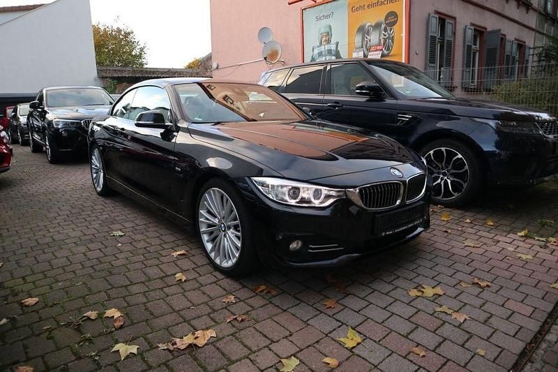 Schwarz Gebraucht 2015 BMW 420 Comfort Edition Cabrio | 21.990 € (Fairer Preis) - Bild 1/4