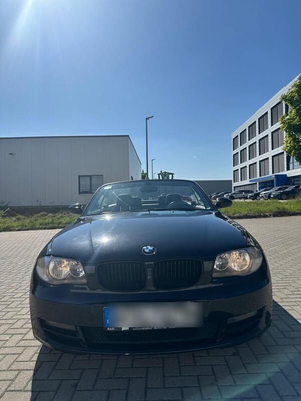 Schwarz Gebraucht 2008 BMW 118 Cabriolet Cabrio | 5.200 € (Fairer Preis) - Bild 1/4