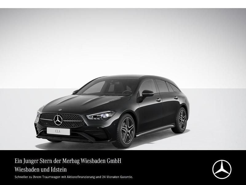 Kosmosschwarz Gebraucht 2024 Mercedes CLA180 Shooting Brake AMG line Kombi | 32.890 € (Etwas zu teuer) - Bild 1/4