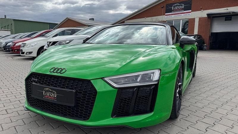 Grün Gebraucht 2018 Audi R8 Spyder Sport Cabrio | 109.999 € (Superpreis) - Bild 1/4