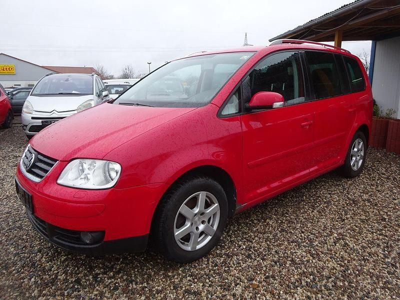 Gebraucht VW Touran Highline 116 PS (85 kW) 2003 Rot Van / Kleinbus