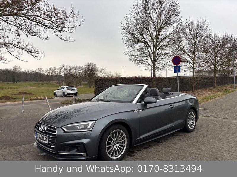 Daytonagrau perleffekt Gebraucht 2018 Audi A5 Cabriolet S-Line Cabrio | 22.500 € (Guter Preis) - Bild 1/4