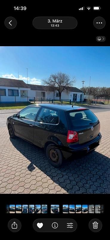 Gebraucht VW Polo Trendline 64 PS (47 kW) 2002 Schwarz Kleinwagen