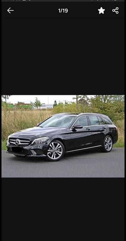 Schwarz Gebraucht 2019 Mercedes C220 Kombi | 24.000 € (Fairer Preis) - Bild 1/4