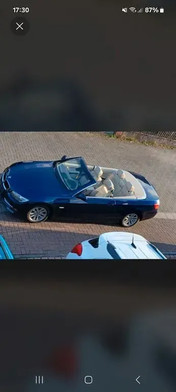 Gebraucht BMW 320 Cabriolet 184 PS (135 kW) 2011 Blau Cabrio