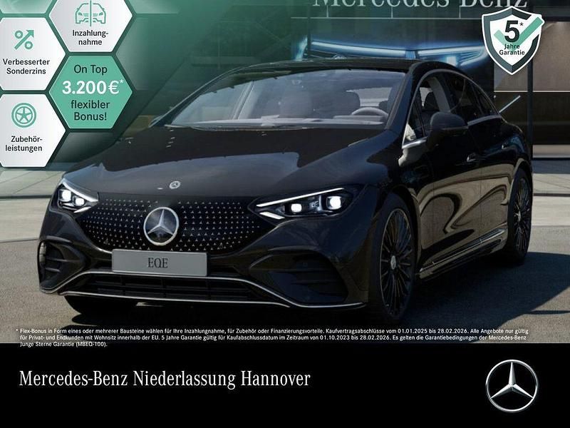 Schwarz Gebraucht 2022 Mercedes EQE350 AMG Edition 1 Limousine | 49.890 € (Fairer Preis) - Bild 1/3