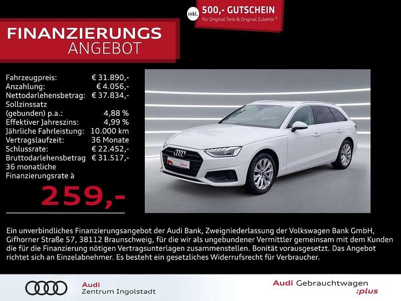Arkonaweiß Gebraucht 2024 Audi A4 Ambiente Kombi | 31.890 € (Guter Preis) - Bild 1/2