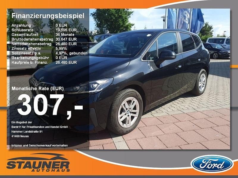 Black sapphire metallic Gebraucht 2023 BMW 218 Active Tourer Van / Kleinbus | 23.900 € (Guter Preis) - Bild 1/4