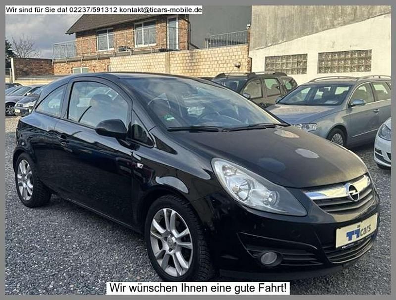 Gebraucht Opel Corsa Sport 90 PS (66 kW) 2008 Saphirschwarz mi2 (metallic) Limousine