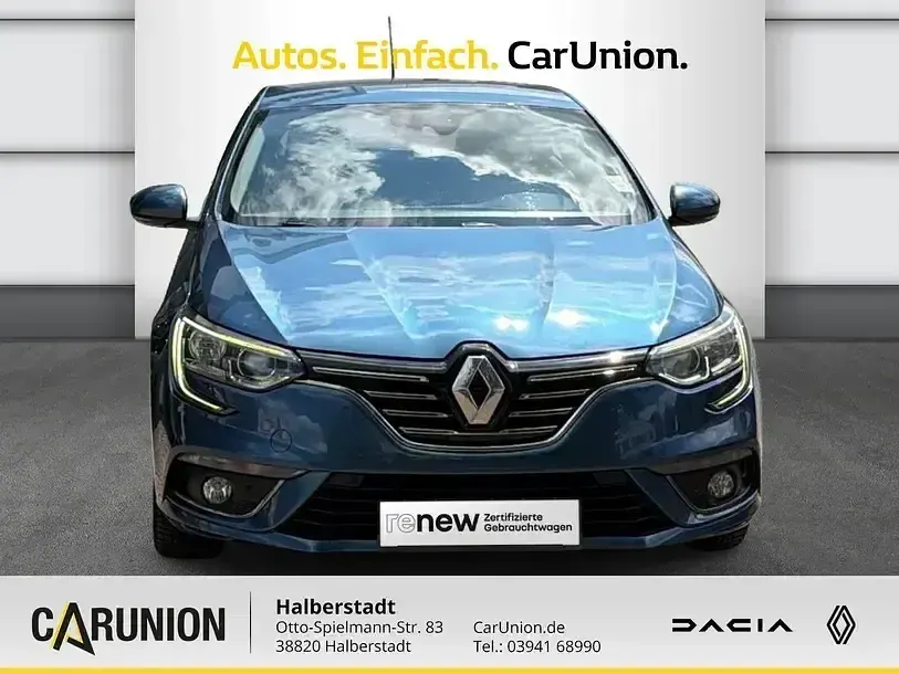 Gebraucht Renault Mégane IV Intens 130 PS (95 kW) 2017 Gletscherblau Limousine