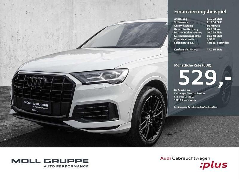 Carraraweiß Gebraucht 2021 Audi Q7 Design SUV | 47.750 € (Superpreis) - Bild 1/3