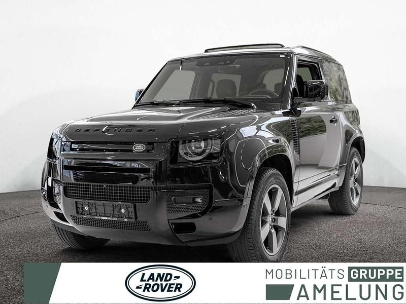 Santorini black Neu 2025 Land Rover Defender SE Dynamic SUV | 93.629 € (Teuer) - Bild 1/4