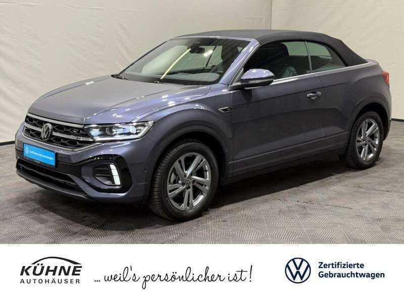 Rauchgrau metallic Gebraucht 2022 VW T-Roc Cabriolet R-line Cabrio | 30.960 € (Fairer Preis) - Bild 1/3