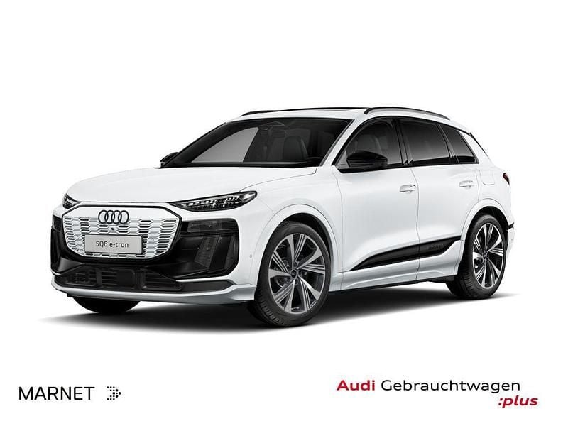Gletscherweiß metallic Gebraucht 2025 Audi SQ6 e-tron Sport SUV | 77.199 € (Fairer Preis) - Bild 1/4
